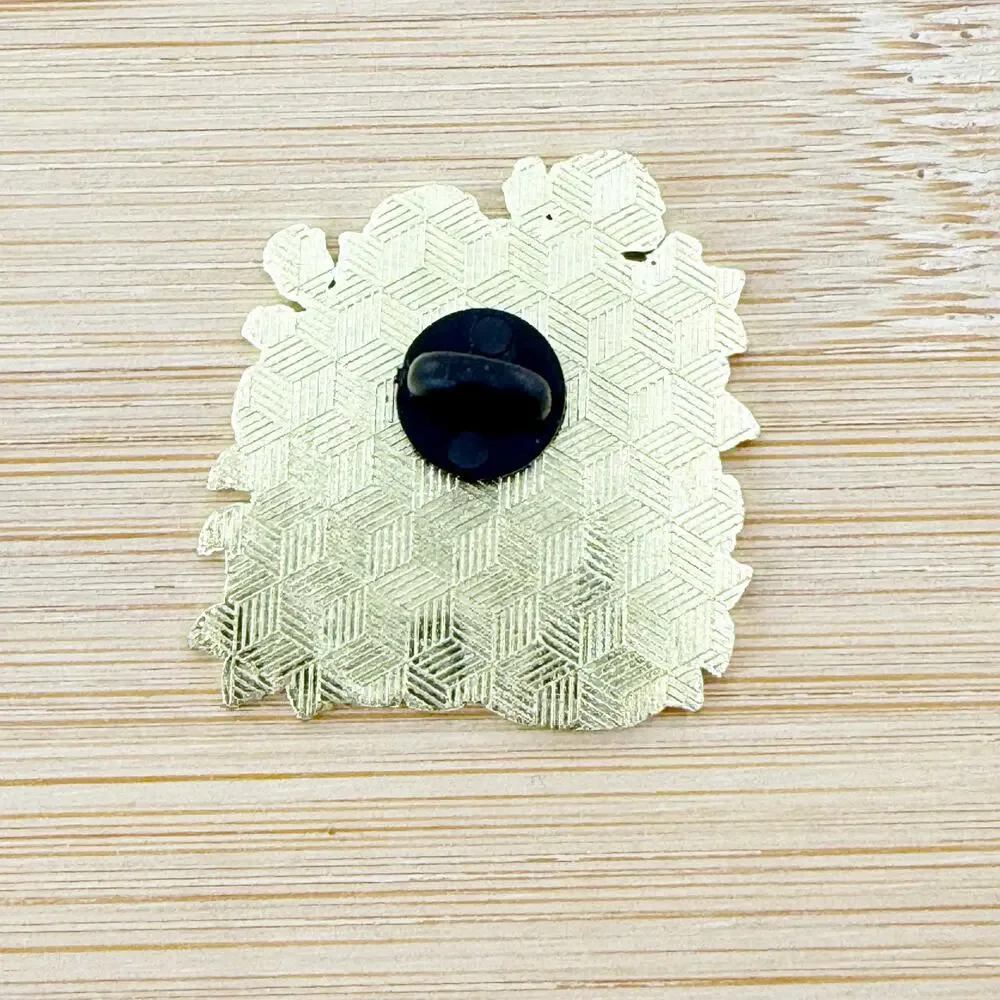 Black Cat Rose Enamel Pin Gothic Floral Cat Lover Pink Roses Soft Enamel